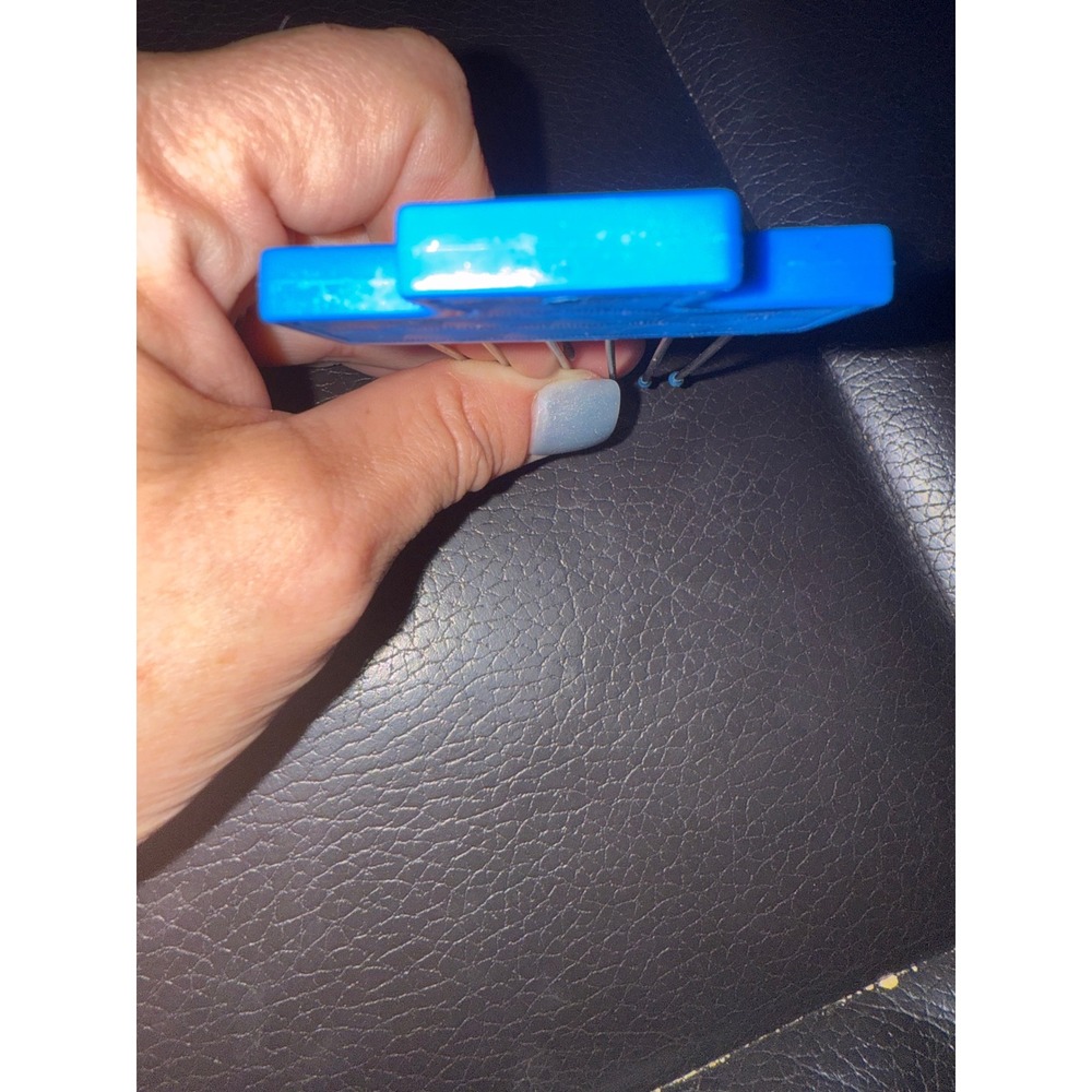 Vintage Goody Hair Pick Comb Blue Plastic Handle 6 Prong Hair Styling Tool - Picture 4 of 5
